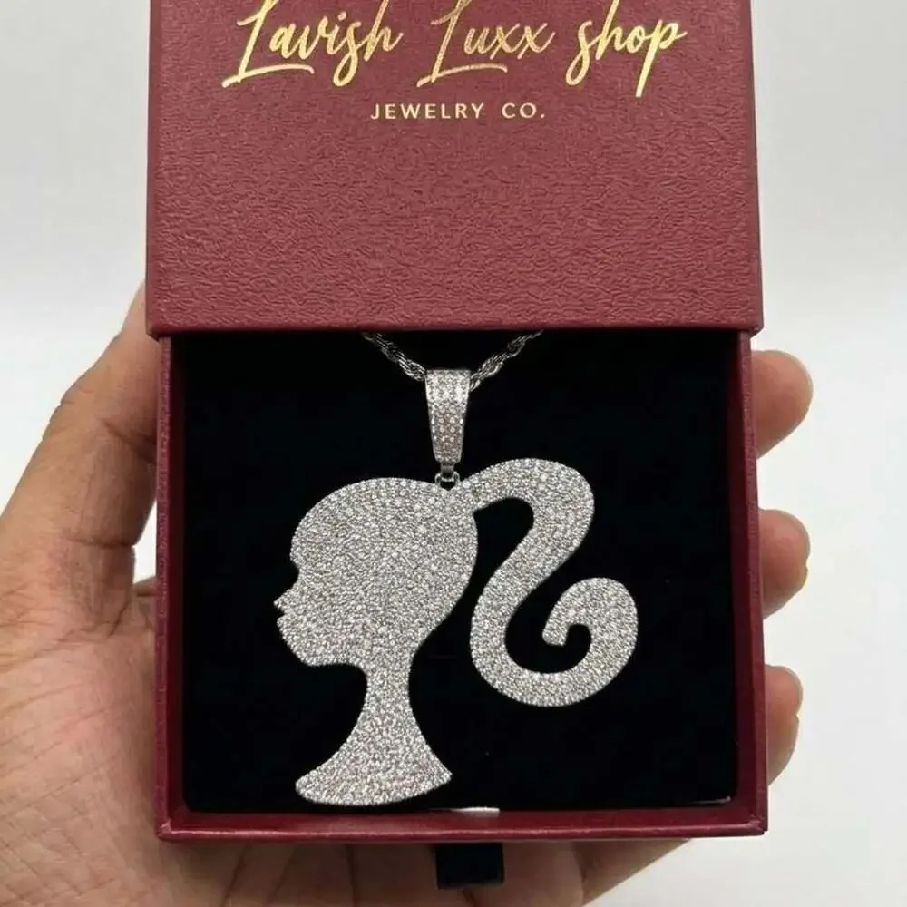Barbie silver necklace